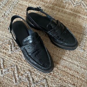 Juana Loafer sling back mule Freda Salvador